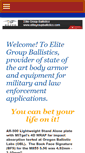 Mobile Screenshot of elitegroupballistics.com
